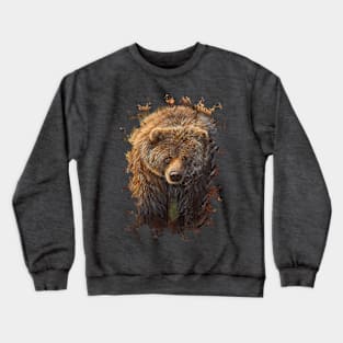 Grizzly Stare Crewneck Sweatshirt